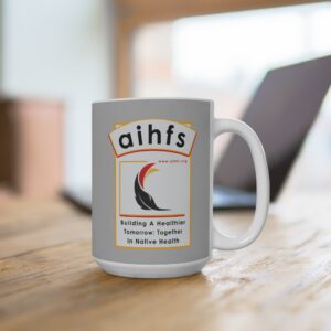 AIHFS: Building a Healthier Tomorrow Logo Mug - Grey